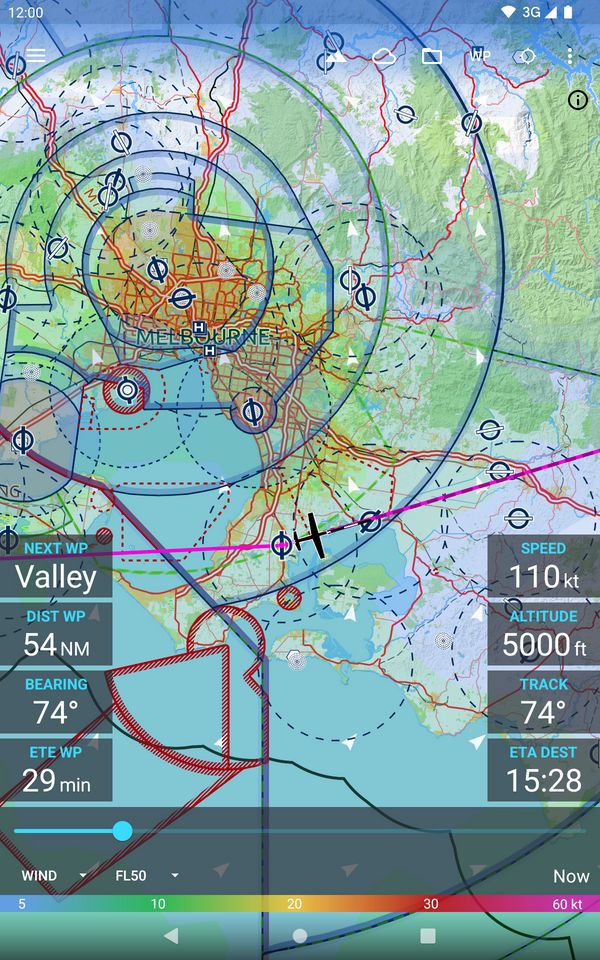 Tablet 7in, weather overlay, Australia